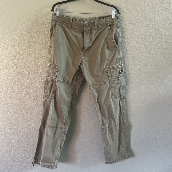 Superdry Cargo Pants Mens 32x32 (29.5") Green Straight Uitility Urban City Army